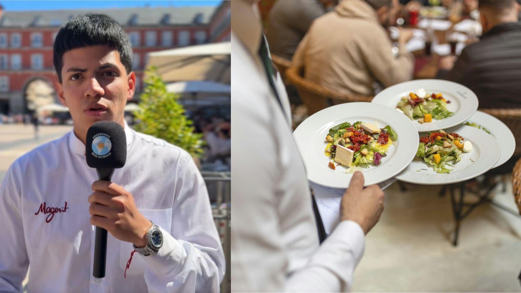 El joven relata la realidad de su rutina.