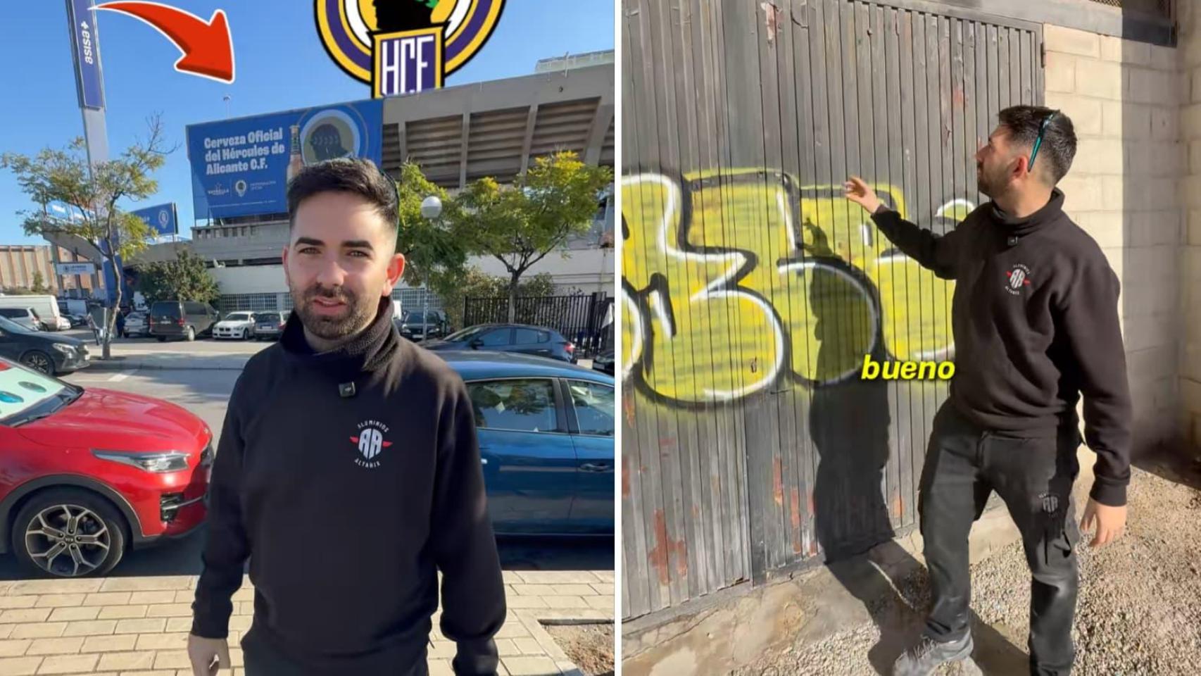 Ángel García en el Rico Pérez.