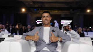 Cristiano Ronaldo, en una gala de los Globe Soccer Awards