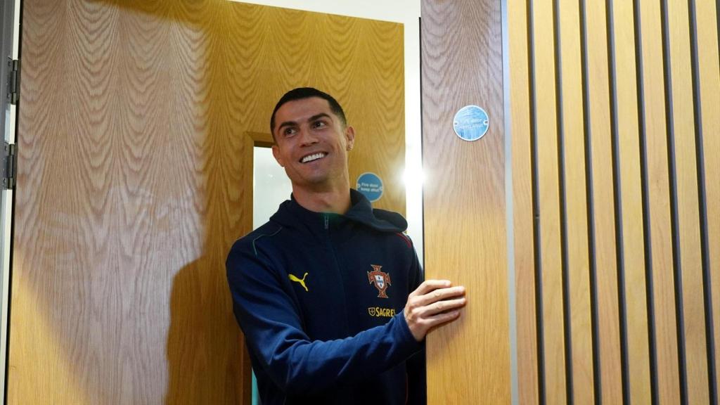 Cristiano Ronaldo, en la concentración portuguesa