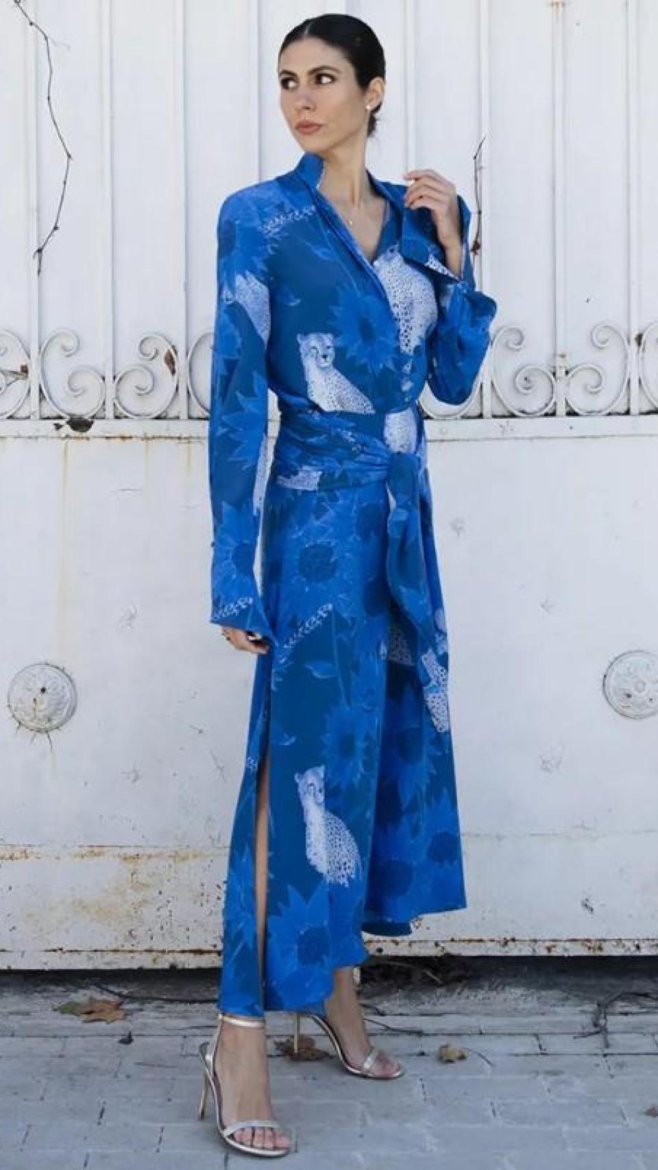 El conjunto que ha lucido Ana Cristina Portillo.