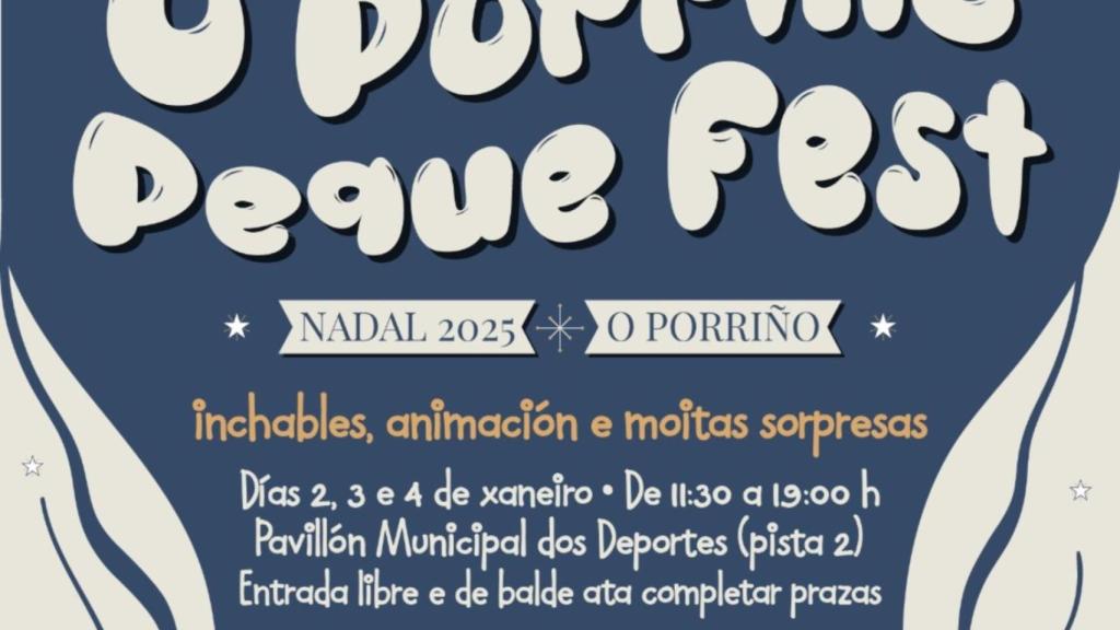 Cartel del O Porriño Peque Fest.