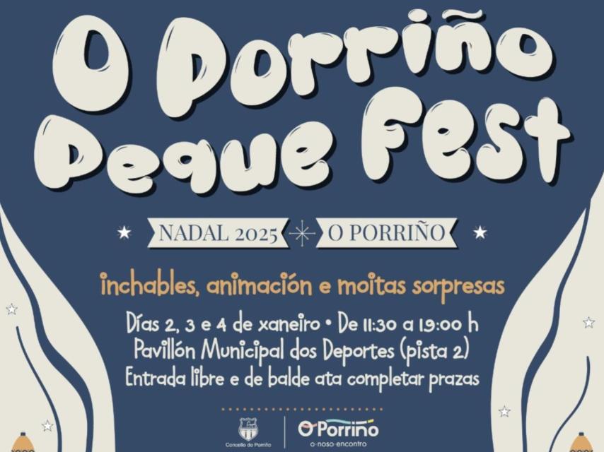 Cartel del O Porriño Peque Fest.