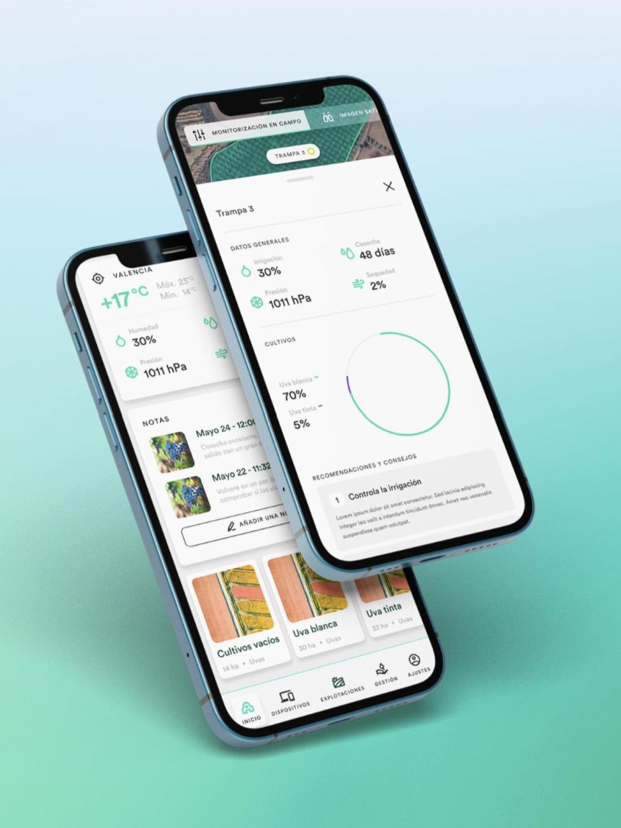 App de la plataforma 4eGrowth de Widhoc.