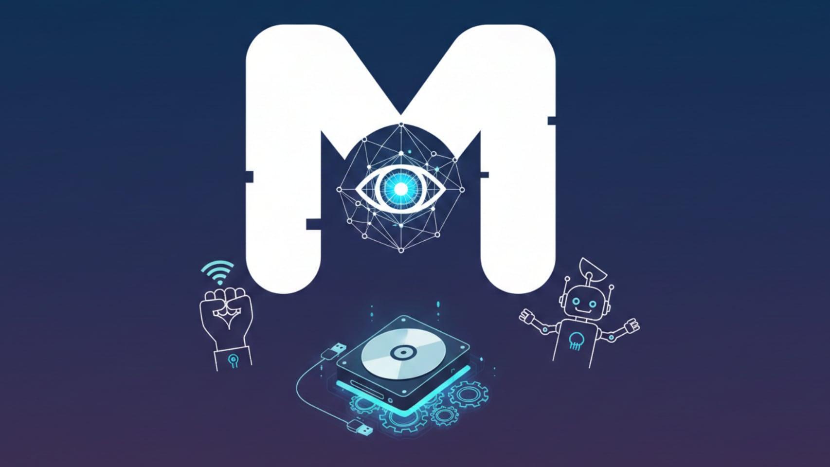 Ilustración con el logo de Megaupload