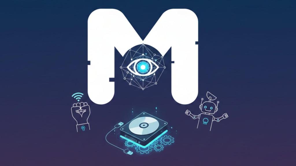 Ilustración con el logo de Megaupload