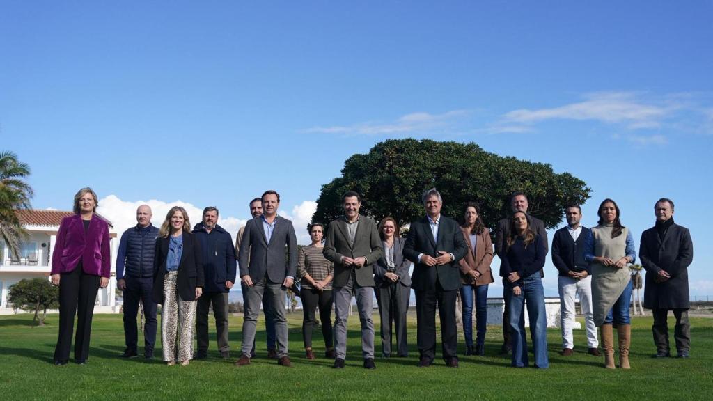 Imagen de la  Junta Directiva del PP andaluz.