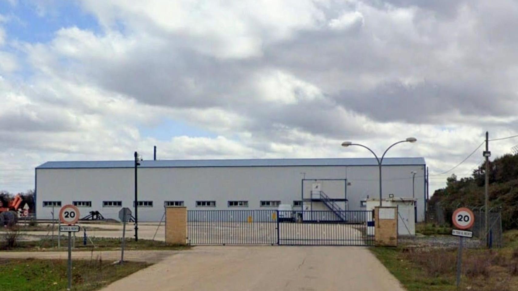 Base de mantenimiento de la línea AVE situada en Brihuega (Guadalajara).