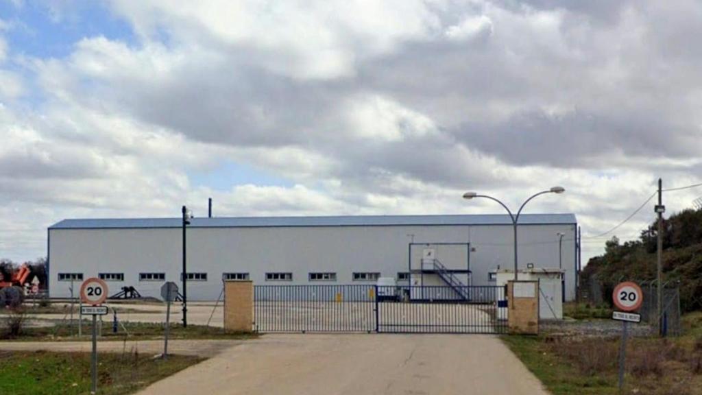 Base de mantenimiento de la línea AVE situada en Brihuega (Guadalajara).