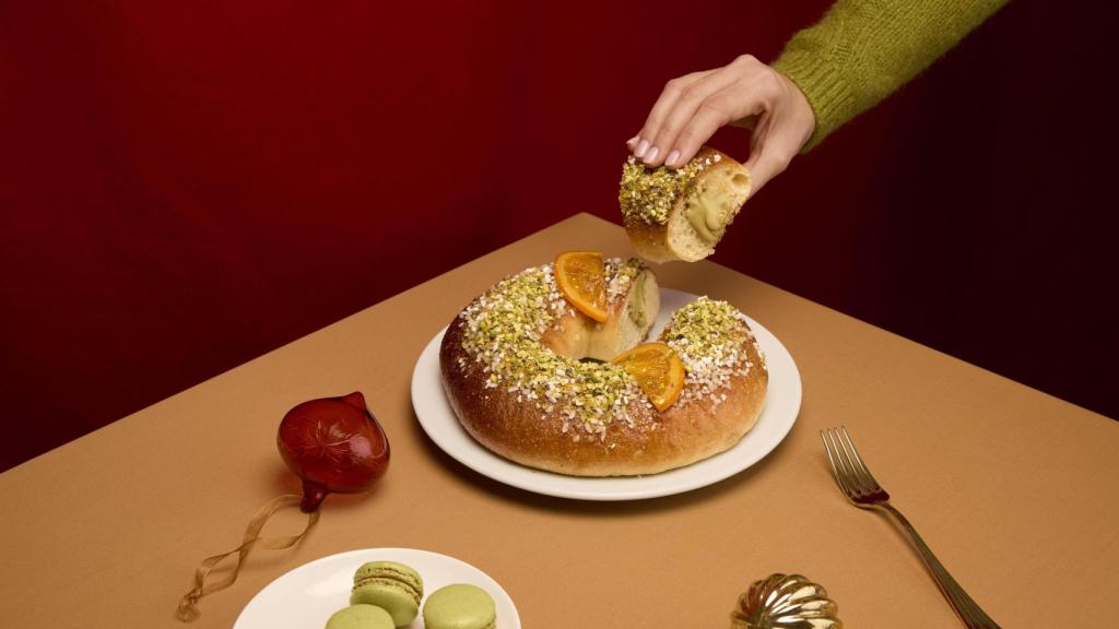 Roscón de pistacho, lo último de Madreamiga.