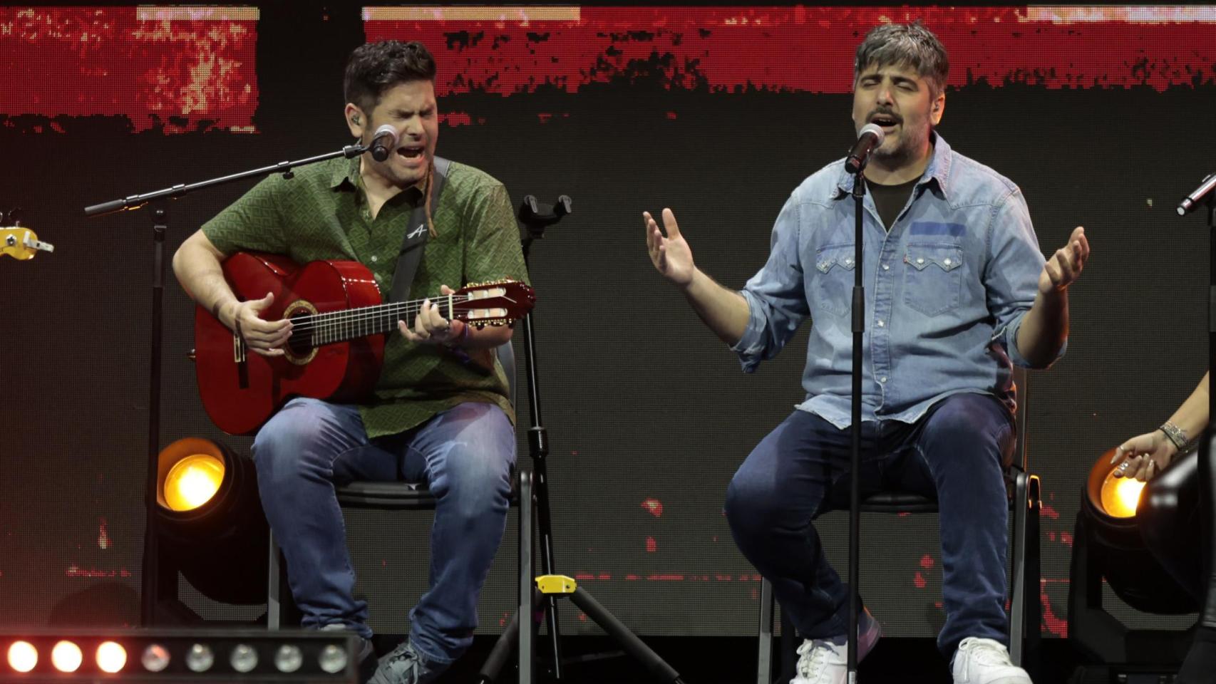 Estopa en un concierto en Tenerife en 2024.