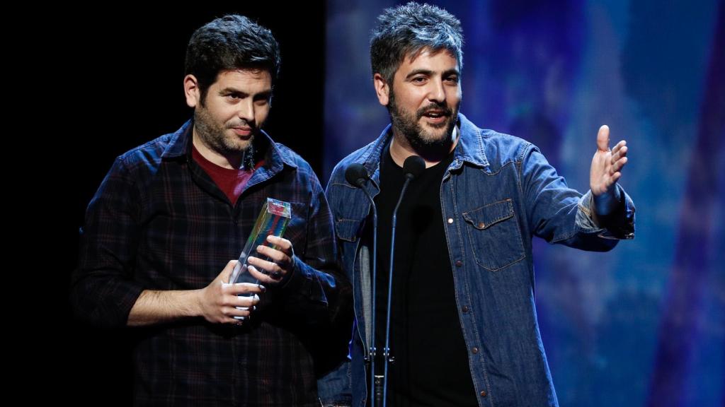 Estopa durante unos premios en Madrid en 2020.