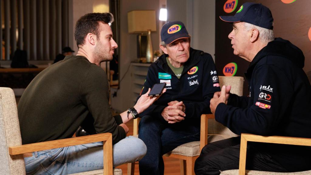 Jordi Juvanteny y José Luis Criado durante una entrevista con EL ESPAÑOL.