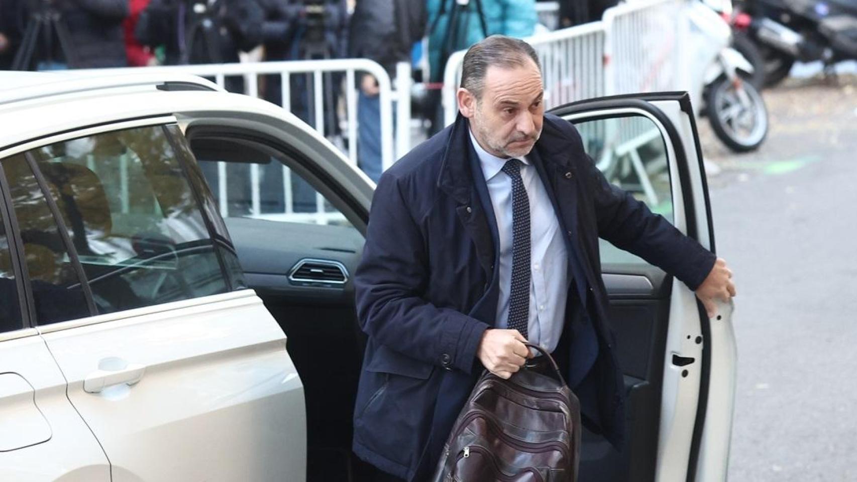 El exministro José Luis Ábalos a su llegada al Supremo el pasado 27 de noviembre.