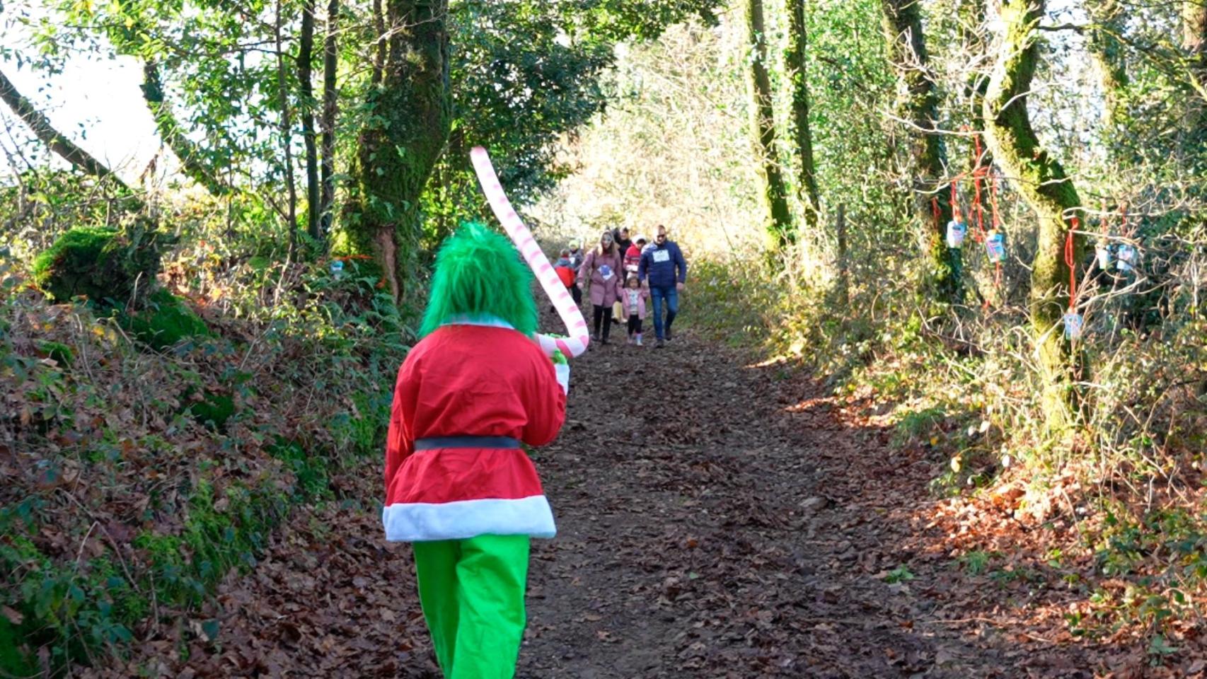 El Grinch fue la prueba favorita de los más pequeños en la Xan Silvestre 2025.