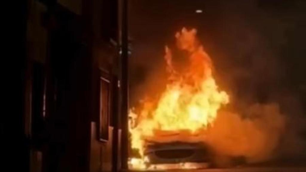 Imagen del incendio.