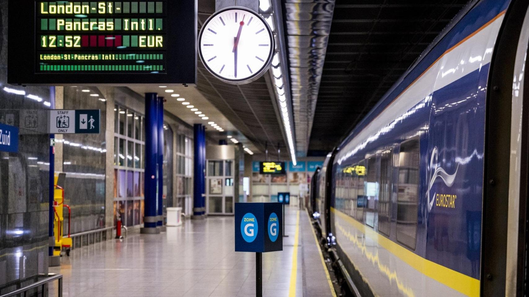 Imagen de archivo de Eurostar, el tren que conecta París y Londres.