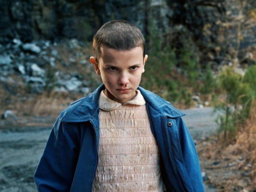 Millie Bobby Brown en la primera temporada de 'Stranger Things'.
