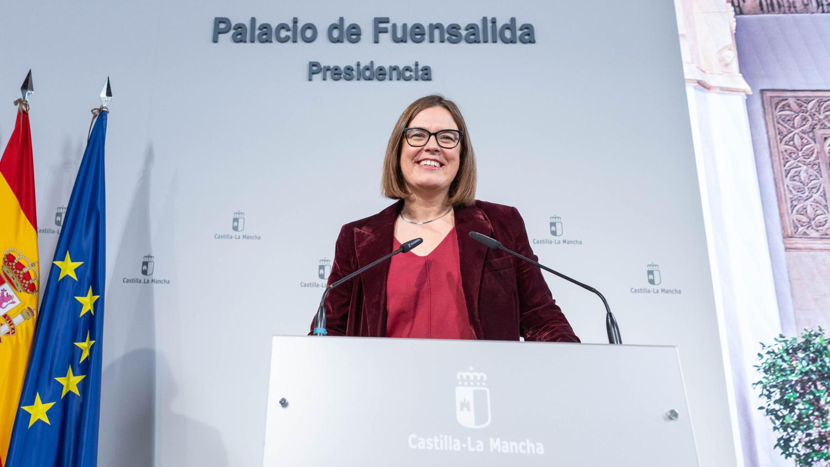Esther Padilla, portavoz del Gobierno de Castilla-La Mancha.