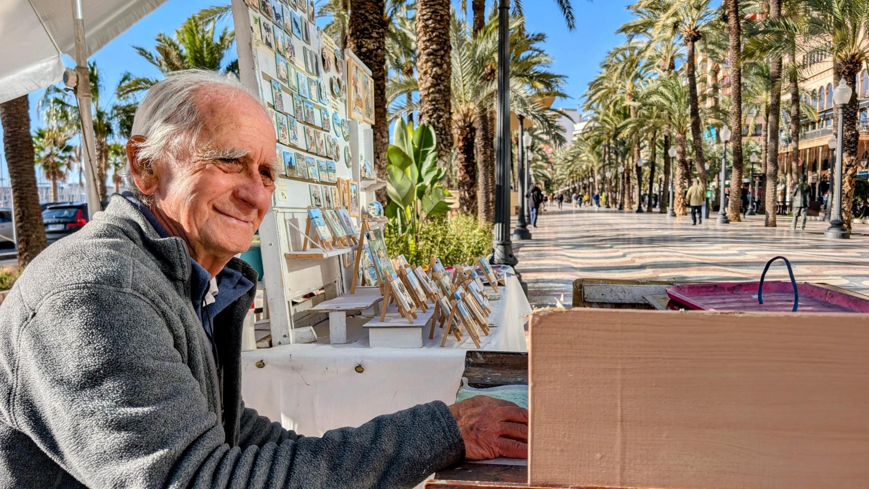 Julio en la Explanada de Alicante.