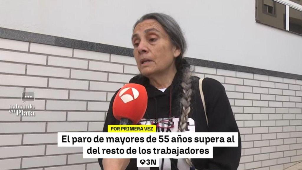 Claudia, desempleada que lleva sin un contrato desde el 2019.