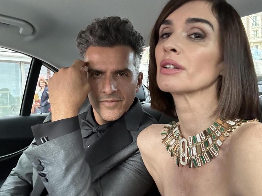 Paz Vega con su esposo, Orson Salazar.