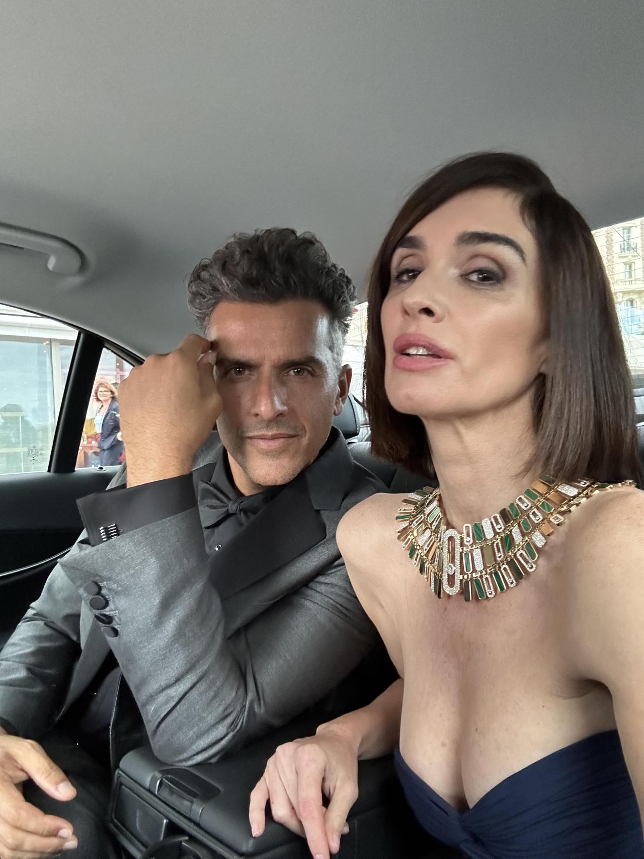 Paz Vega junto a su marido, Orson Salazar.