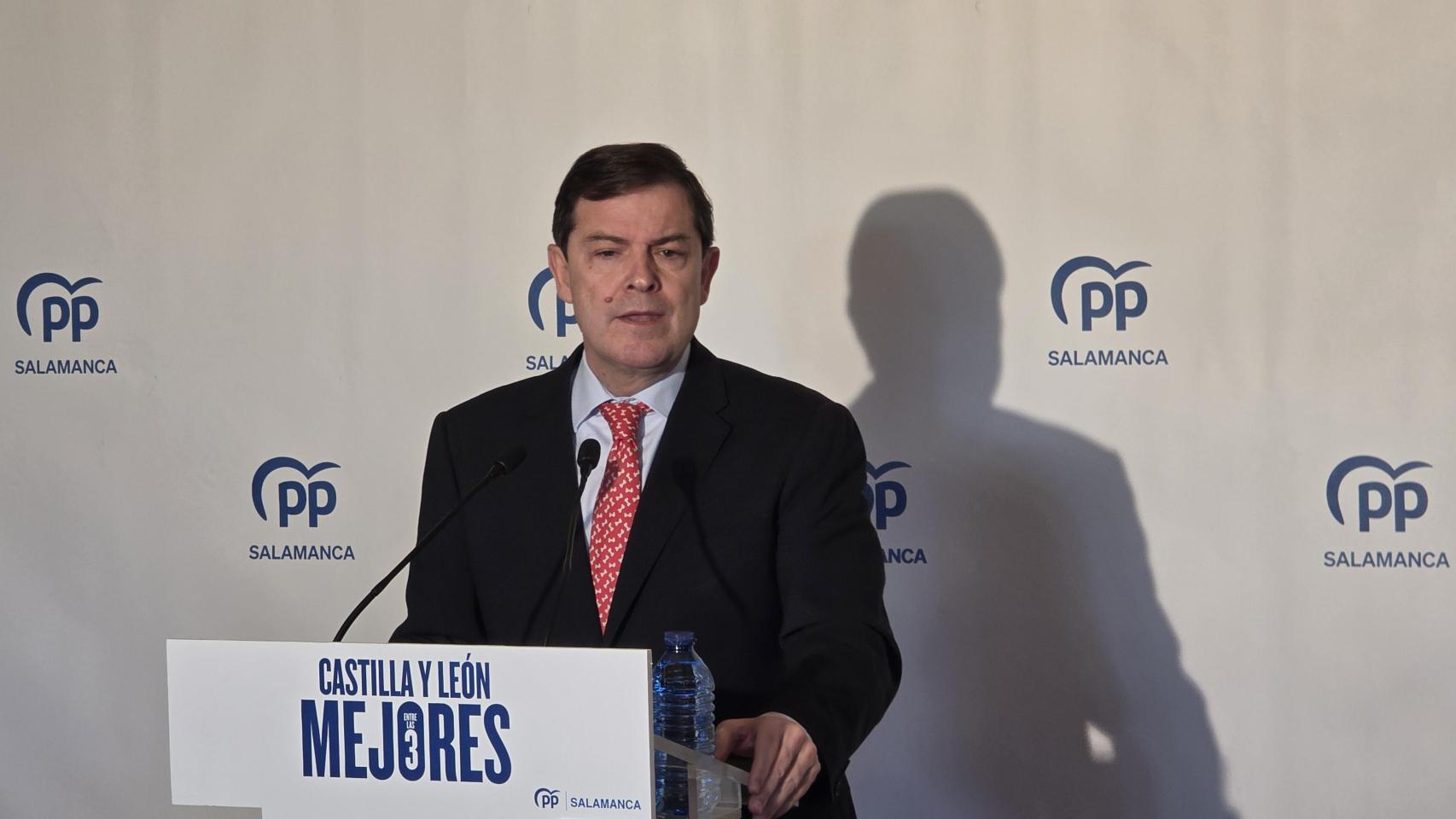 Alfonso Fernández Mañueco en Ciudad Rodrigo