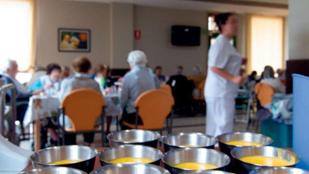 Sala de la residencia de mayores Alvi Beade, ubicada en Vigo
