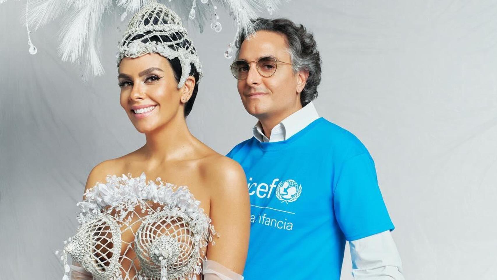 Cristina Pedroche y Josie, en una fotografía tomada justo hace un año.