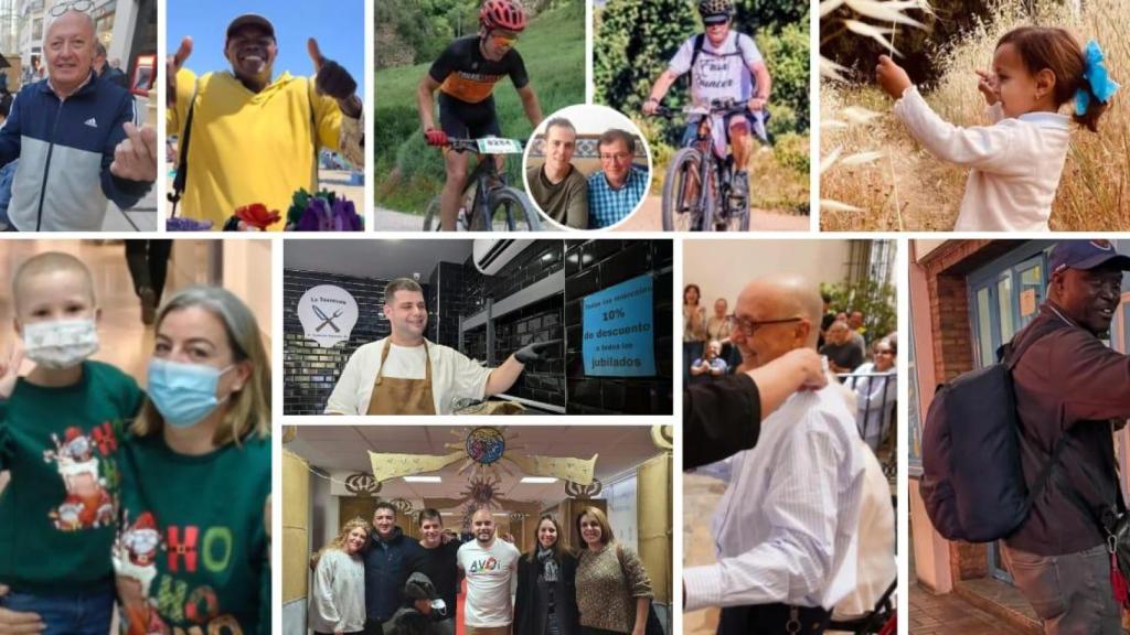 Protagonistas de algunas de las grandes historias de 2025.