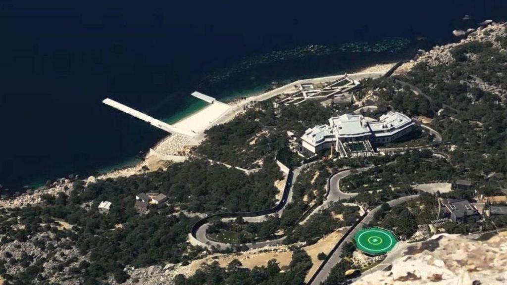 Residencia privada de Putin en el cabo Aya de la Crimea ocupada.