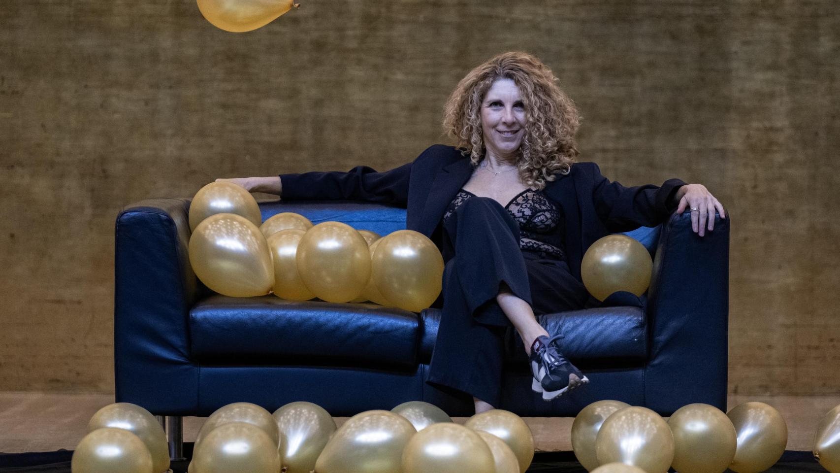 Asun Noales, en el escenario de la sala sinfónica del ADDA.