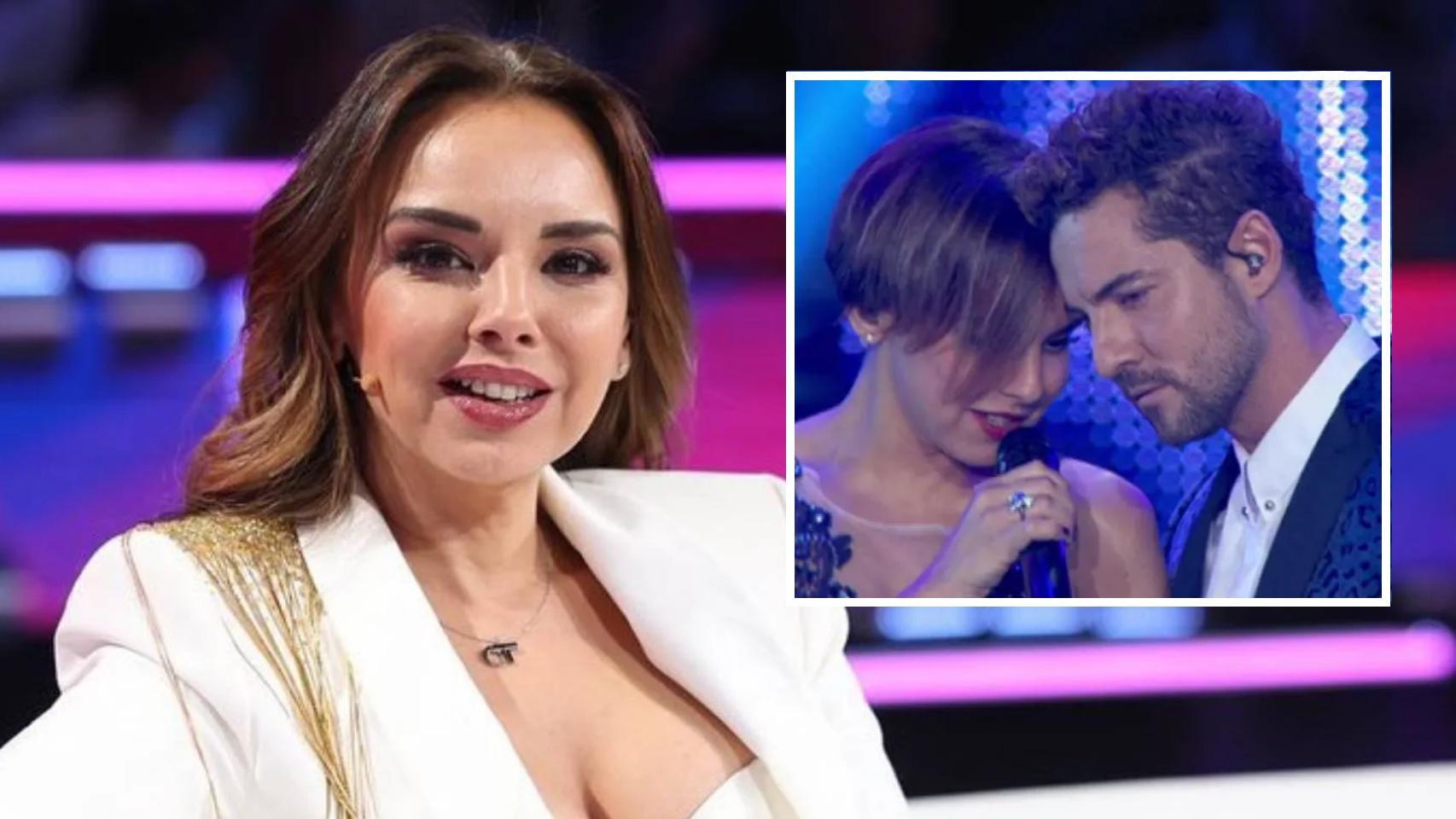 Chenoa y el momentazo del reencuentro de 'OT 1' en 2016 con David Bisbal en un montaje de BLUPER.