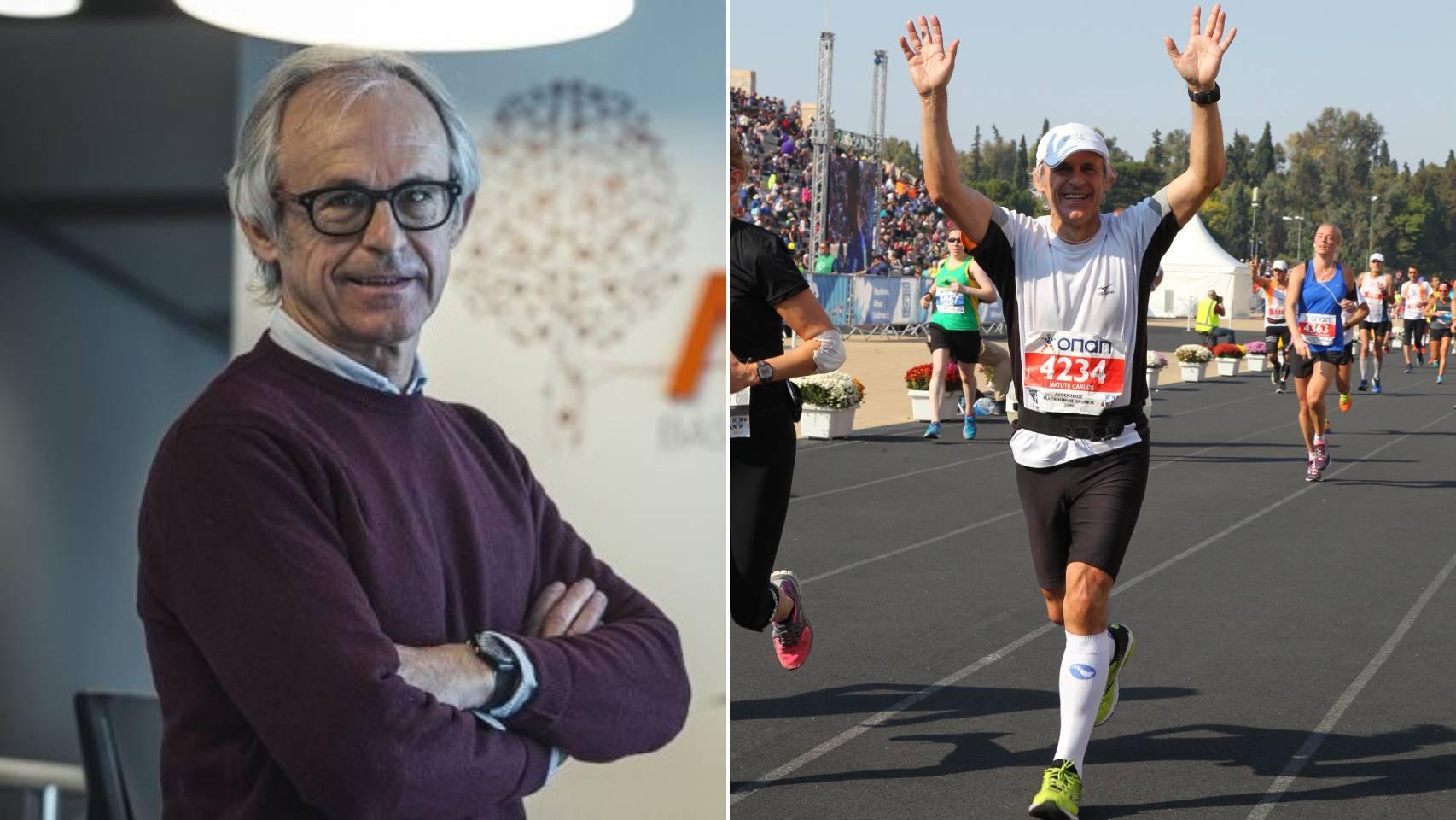 Carlos Matute completó su primer maratón en Nueva York en 2008.