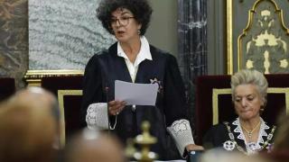 La número dos de la Fiscalía, María Ángeles Sánchez-Conde, durante la apertura del año judicial.