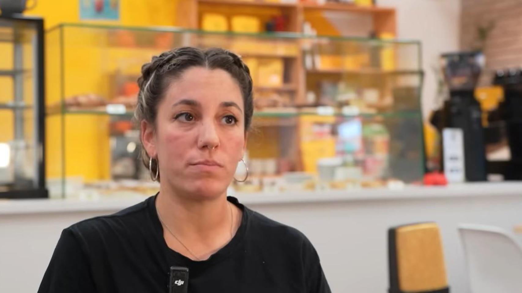 Lorena, dueña de una cafetería en Barcelona.