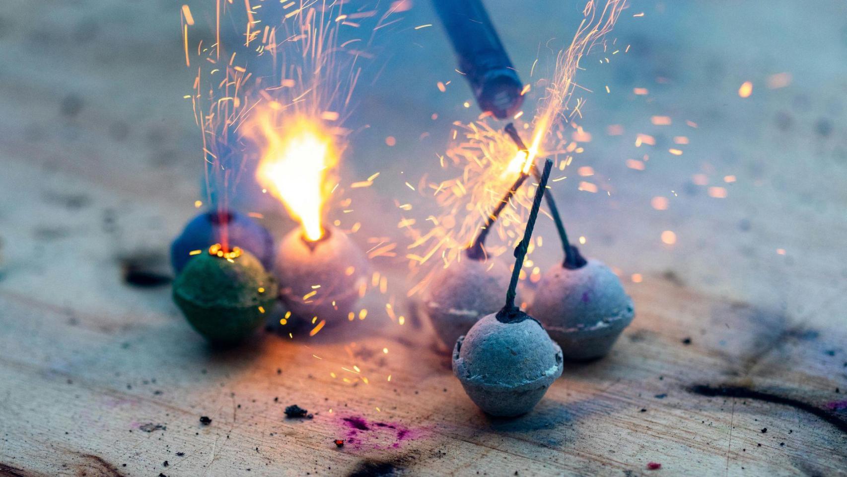 Imagen de recurso de material pirotécnico.