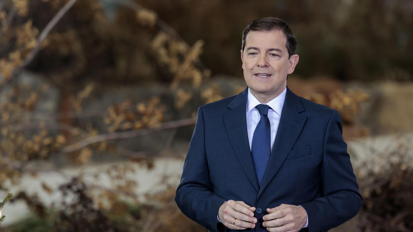 Mañueco en su mensaje de Año Nuevo desde Burgos