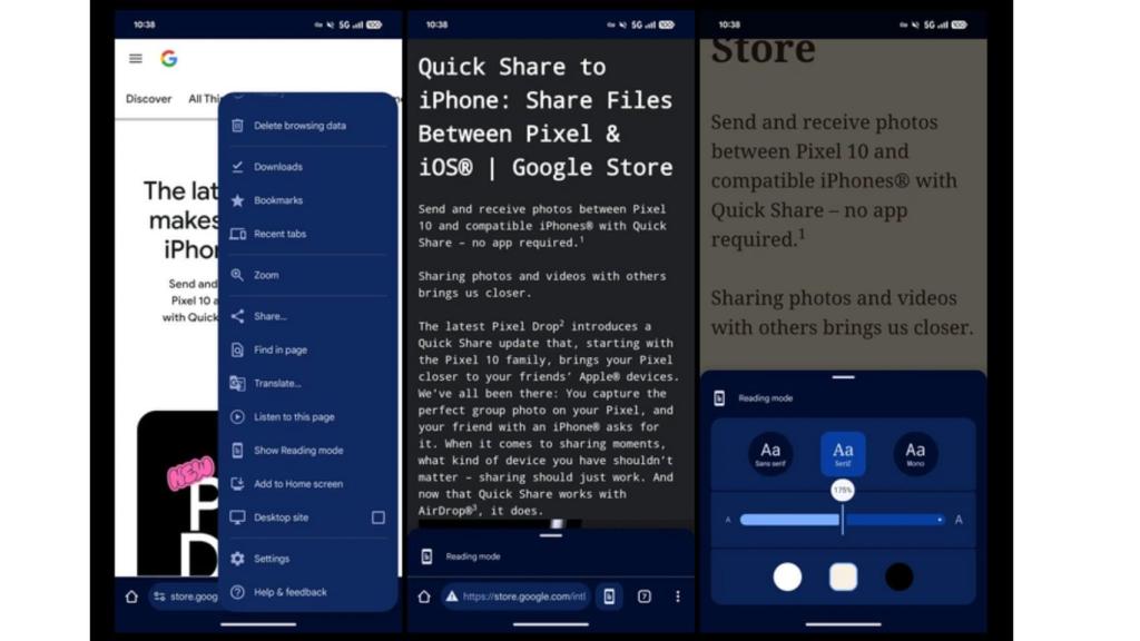 Nuevo Modo Lectura de Chrome