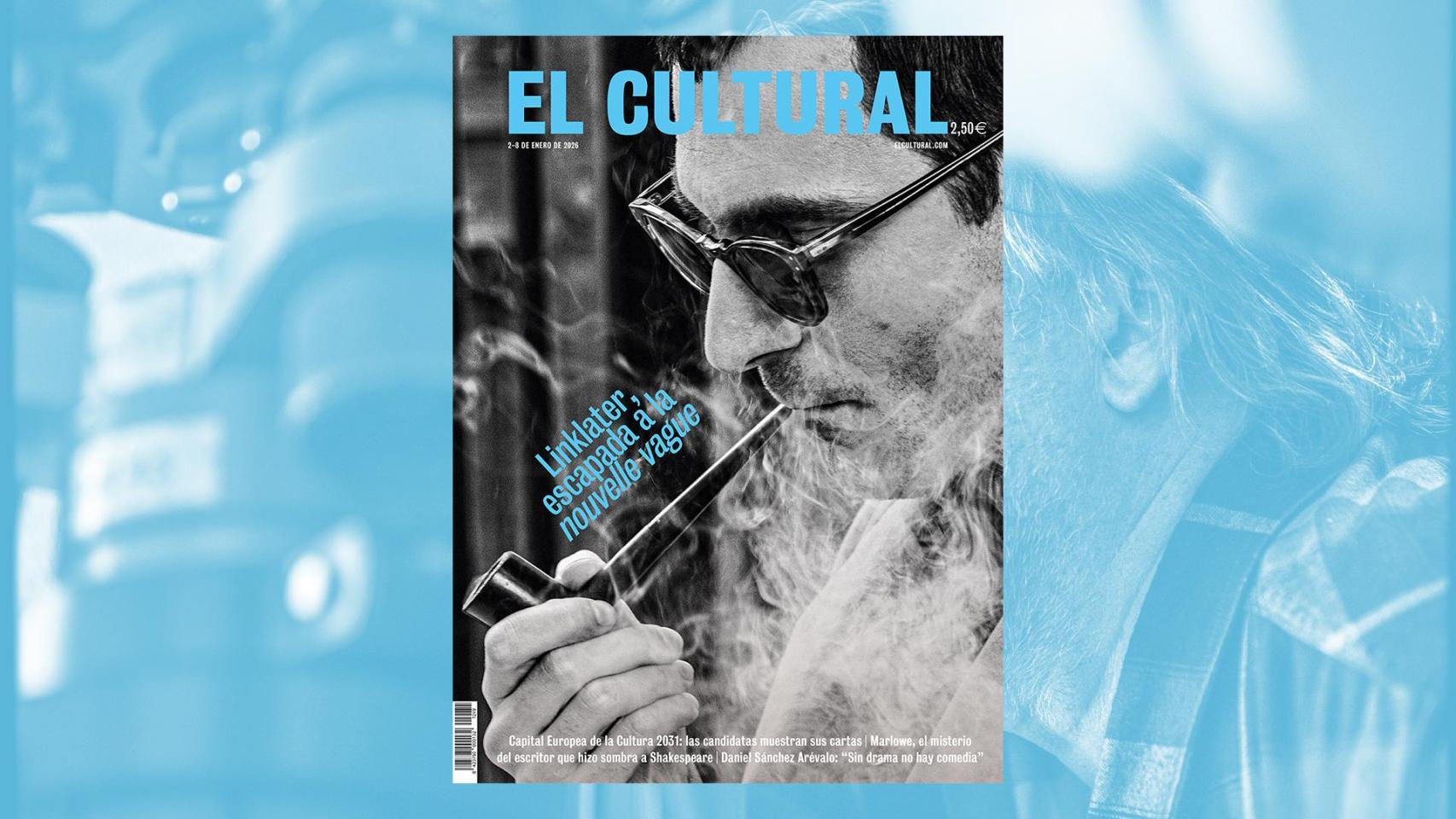 Guillaume Marbeck como Jean-Luc Godard en 'Nouvelle Vague', de Richard Linklater