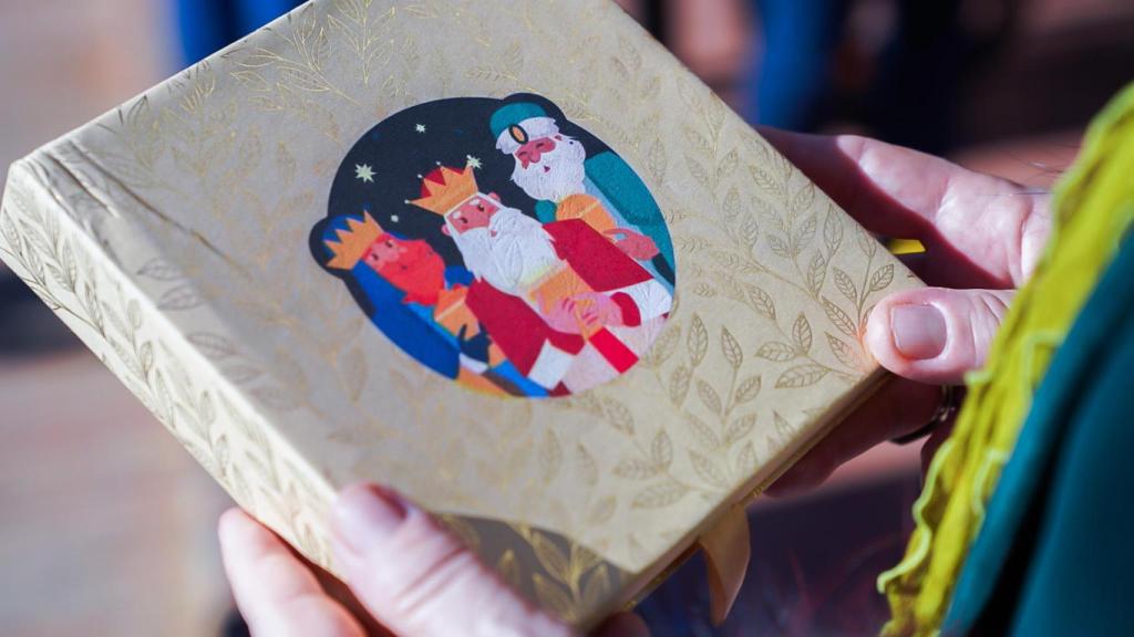 Cofre de Reyes Magos que se repartirá en la Cabalgata.