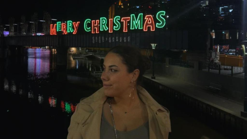 Vega Monforte, zaragoza celebrando la Nochevieja en Melbourne