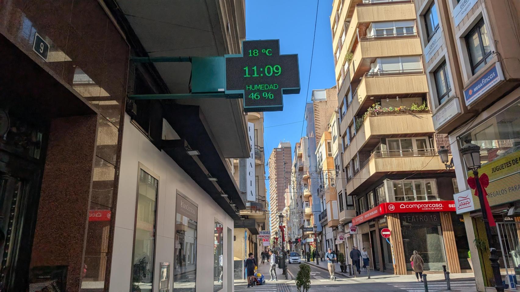 La farmacia del Teatro de Alicante.