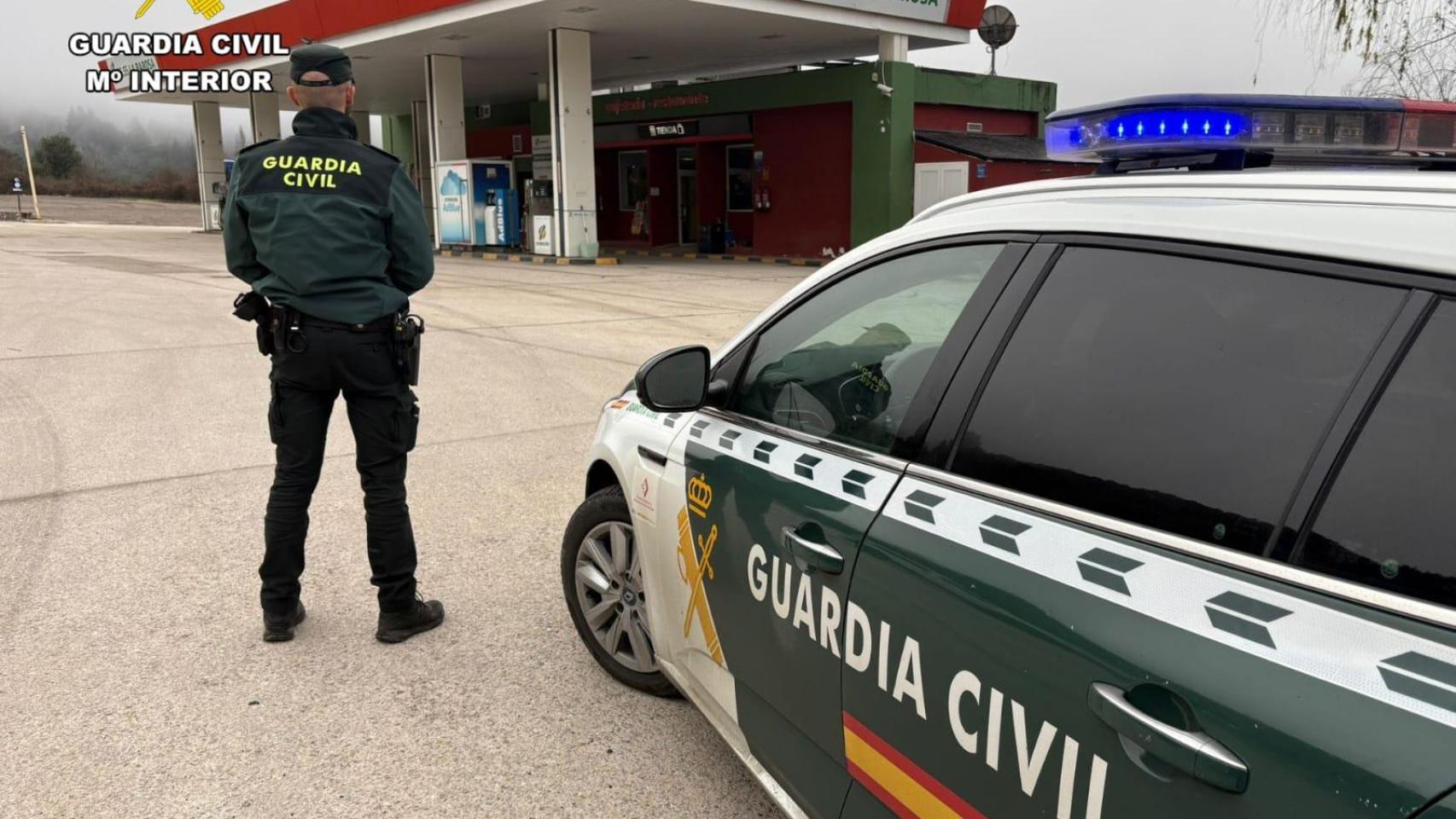 La estación de servicio ‘La Barosa’, ubicada en la carretera N-120.