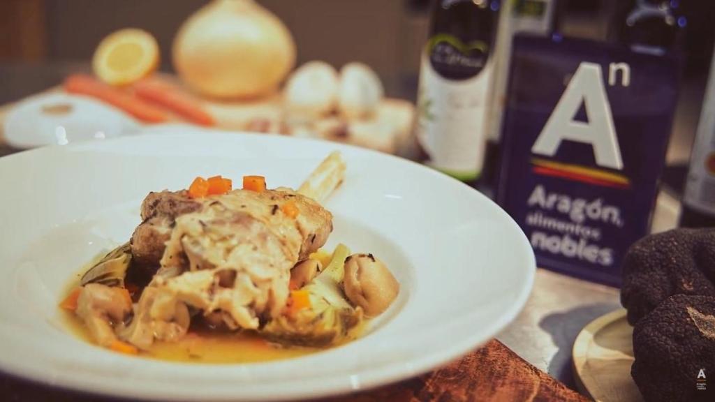 Jarretes de ternasco de Javier Robles.