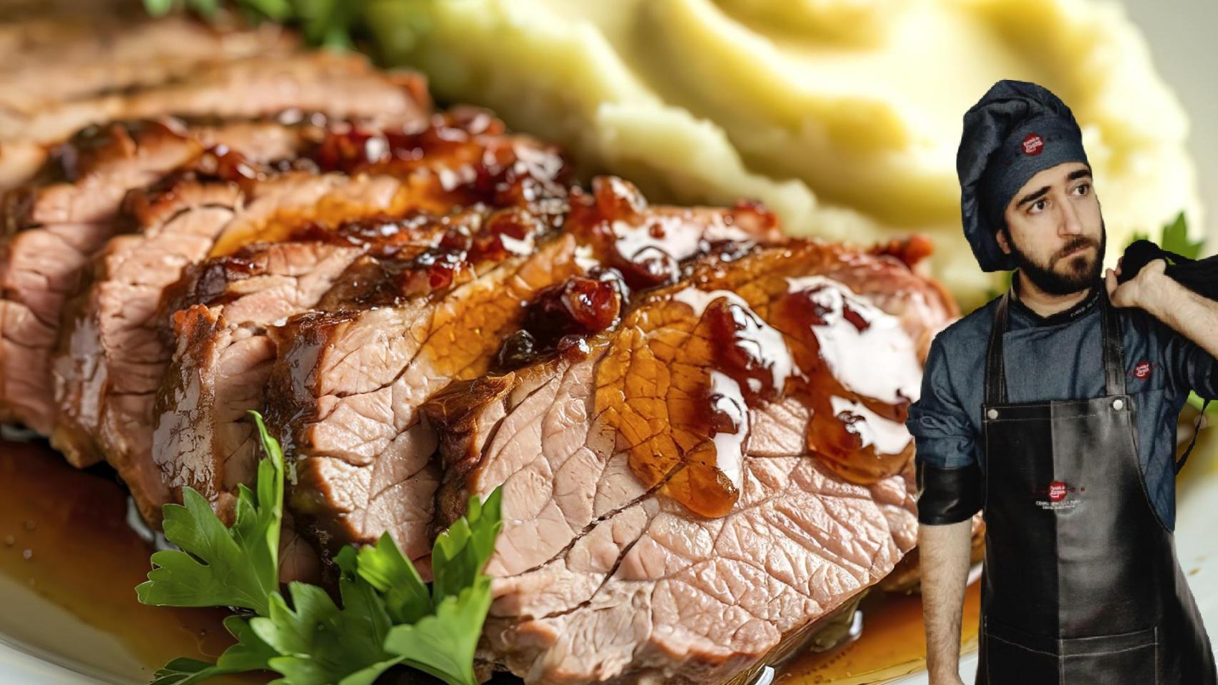 Solomillo de cerdo y Pablo Suárez