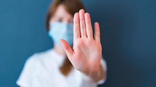 Imagen de una campaña de tolerancia cero a las agresiones a sanitarios.