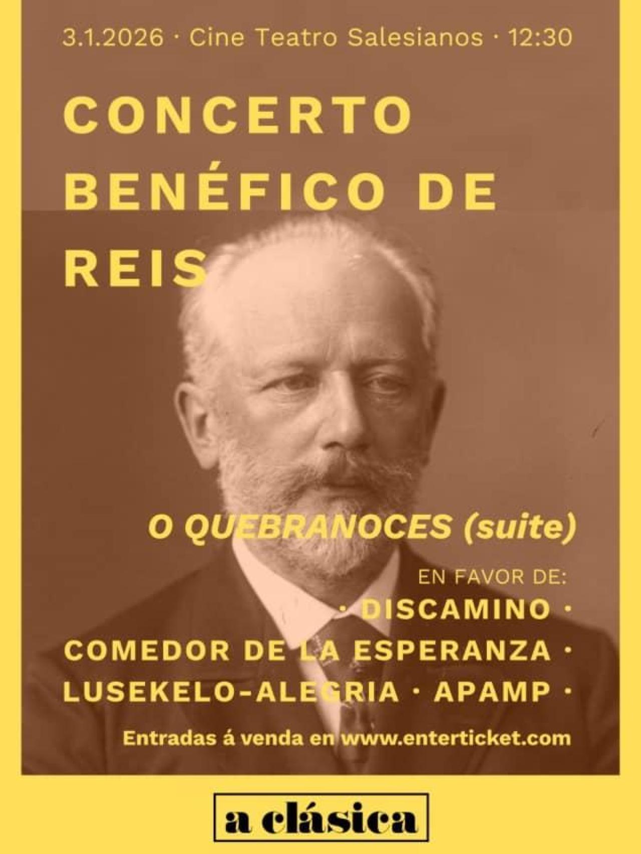Concierto benéfico de Reyes de la Orquesta clásica de Vigo