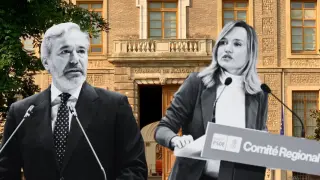 Jorge Azcón y Pilar Alegría